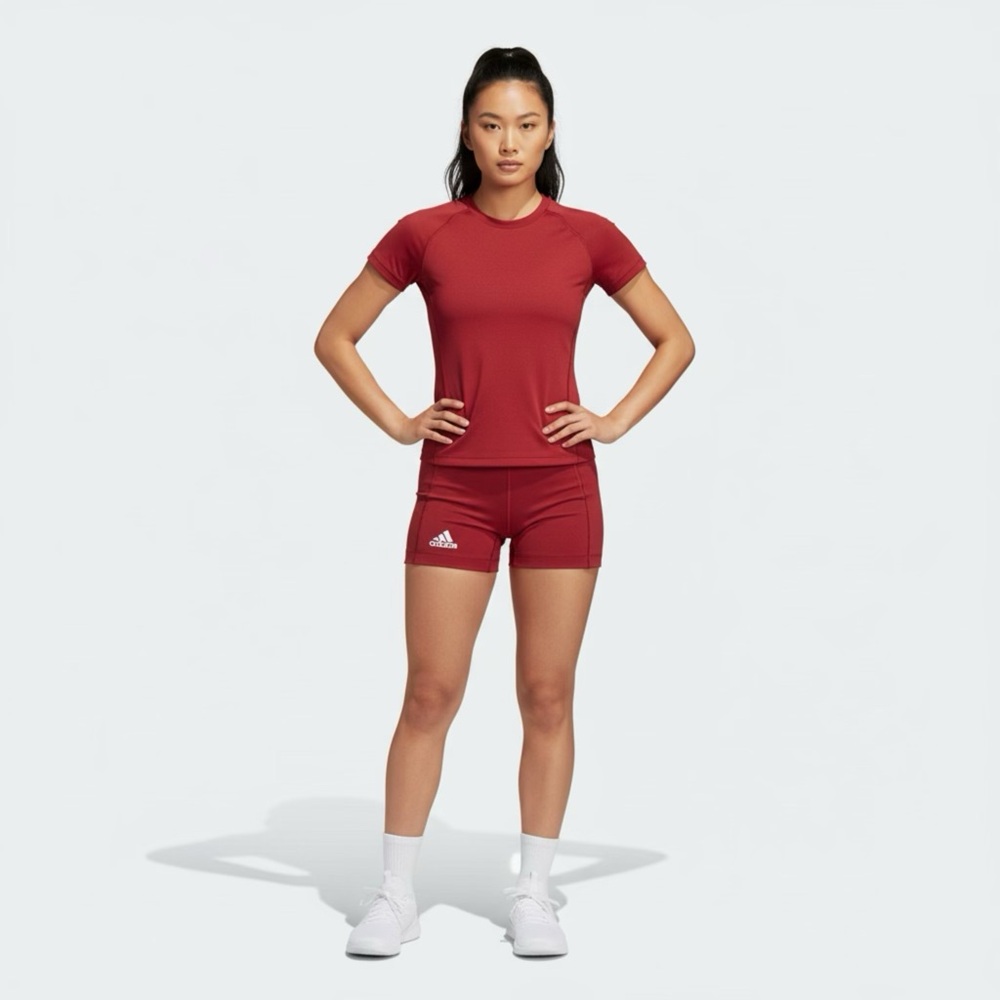 Adidas Red Athletic Shorts